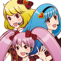 カラオケ用ハンズフリーマイクPR用イラスト制作 thumbnail image